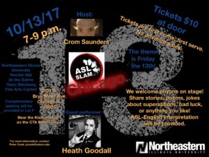 ASL SLAM CHICAGO @ Northeastern Illinois University Recital Hall in the Salme Harju Stienberg Fine Arts Center | Chicago | Illinois | United States