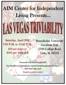 Las Vegas Triviability @ Benedictine University | Lisle | Illinois | United States