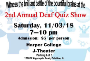 2nd Annual Deaf Quiz Show @ Harper College  | Arlington Heights | Illinois | United States